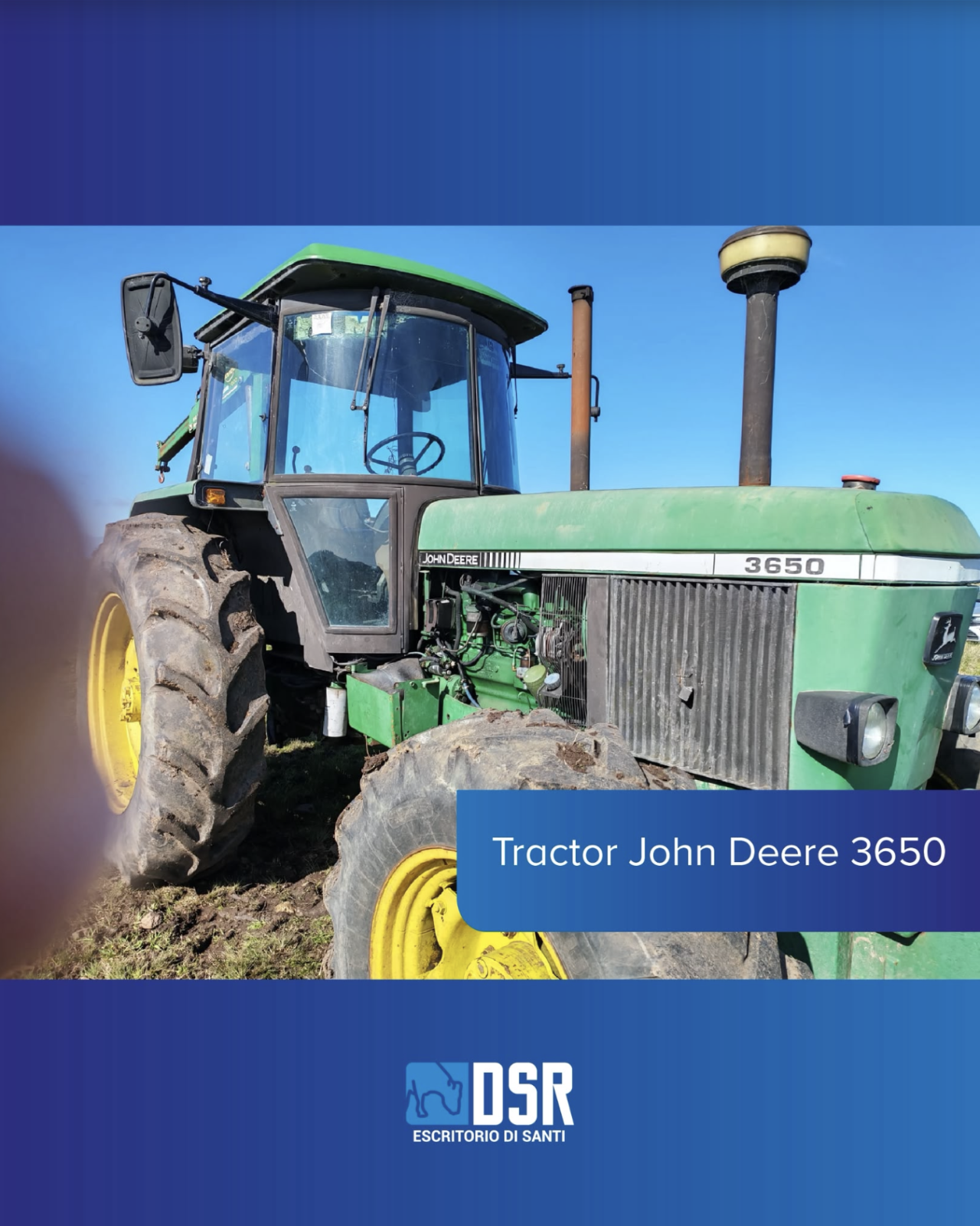 Tractor John Deere 3650